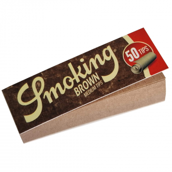 Filtry brązowe kartonowe Smoking 50 sztuk