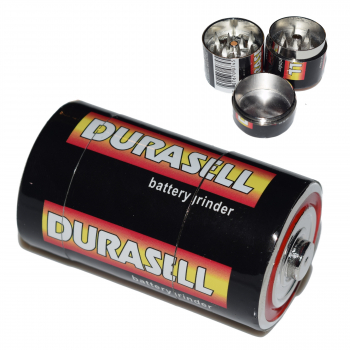 Młynek grinder do tytoniu bateria Durasell razem