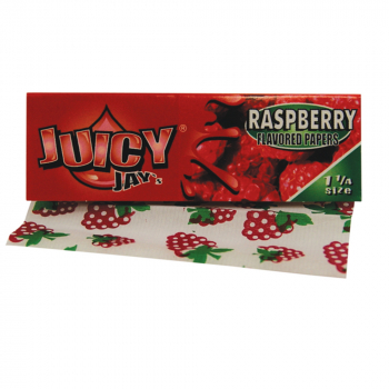 Juicy Jays 1 1/4 Raspberry Bibuła malinowa do papierosów zdjęcie