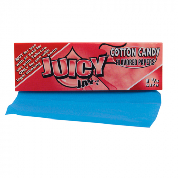 Juicy Jays 1 1/4 Cotton Candy Bibuła wata cukrowa do papierosów zdjęcie