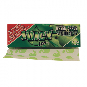 Juicy Jays 1 1/4 Green Apple Bibuła zielone jabłko do papierosów zdjęcie