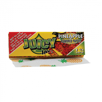 Juicy Jays 1 1/4 Pineapple Bibuła ananasowa do papierosów zdjęcie