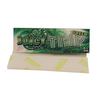 Juicy Jays 1 1/4 Trip Green Bibuła miętowa do papierosów zdjęcie