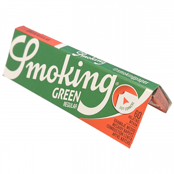 Bibułka Smoking Green 60 bokiem