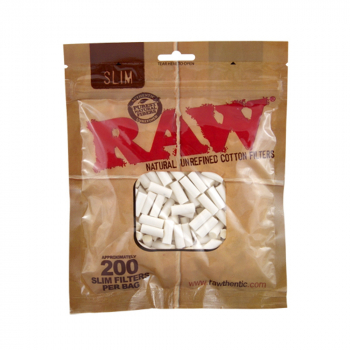 Filtry papierosowe Raw Slim 200 sztuk