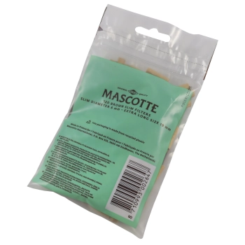 Filtry Mascotte Organic X-Long 19 mm Slim 120 szt tył