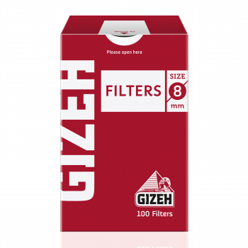 Filtry Gizeh Fine 8 mm 100 sztuk