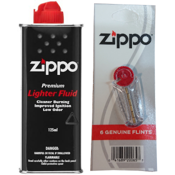 Zestaw Zippo Benzyna + Kamienie Zippo