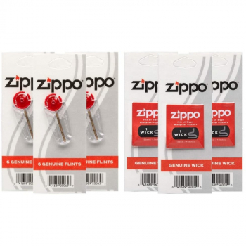 Zestaw 3 x Zippo Knot + 3 x Kamienie Zippo