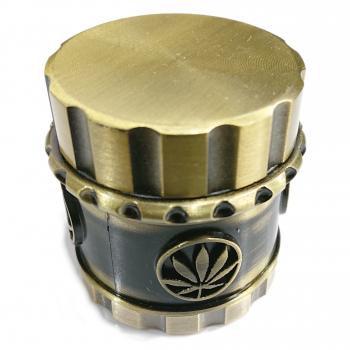 Młynek grinder do tytoniu magnetyczny złoty