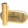 Zapalniczka Clipper Metal Gold w etui matowa