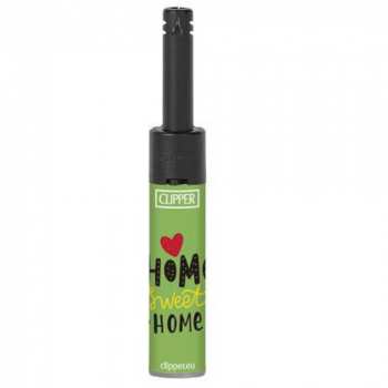 Zapalniczka zapalarka CLIPPER Mini Home Sweet zielona