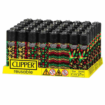 48 x Zapalniczka CLIPPER Jamaica Pattern dropshoping