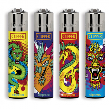 Zapalniczka CLIPPER Color Dragons
