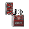 Zapalniczka Zippo Chrome Rays Otwarta