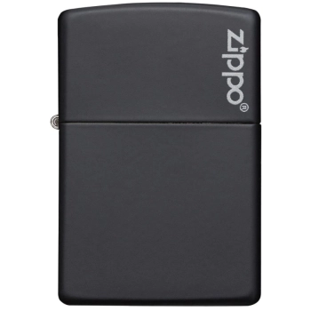 Zapalniczka Zippo Black Matte Logo
