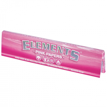 Bibułka Elements Pink KS Slim długa