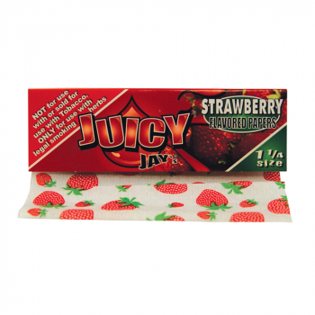 Juicy Jays 1 1/4 Strawberry Bibuła truskawkowa do papierosów zdjęcie