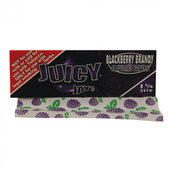 Juicy Jays 1 1/4 Blackberry Brandy Bibuła jeżynowa do papierosów zdjęcie