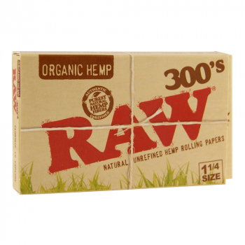 Bibułki Raw Organic 1/4 300 szt. do papierosów zdjęcie