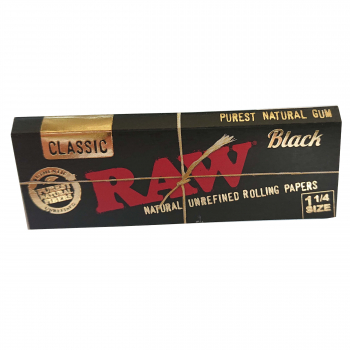 Bibułka Raw Black papierosowa 1 1/4 szt