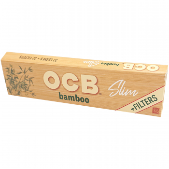 Bibułki bletki OCB Slim Bamboo długie + Filtry
