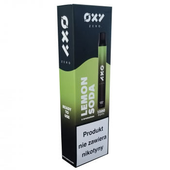 E-Inhalator OXY 1500 Puffs Cytrynowy Jednorazowy Jednorazówka