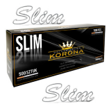 Gilza Korona Slim cienka 500 szt do papierosów zdjęcie