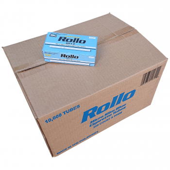 50 x Gilzy Rollo Micro Slim Blue 200 szt 5,5 mm Najcieńsze