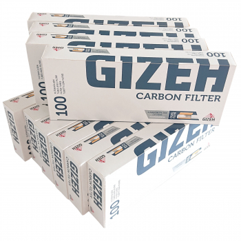 10 x Gilzy papierosowe Gizeh Carbon 100 szt