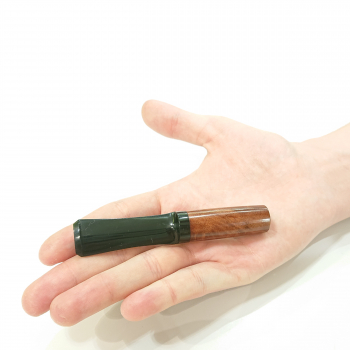 Lufka Fifka BB drewniana na filtr 9 mm do papierosa KS na dłoni