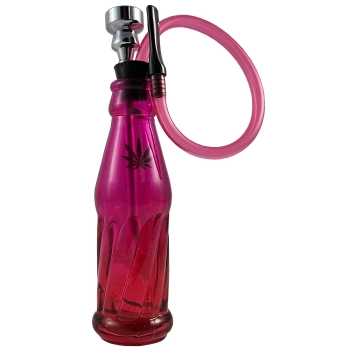 Fajka wodna Mini bongo butelka Tęczowe do suszu cbd różowe